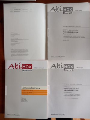 gebrauchtes Buch – Peter Jansen; Oliver Münker – AbiBox Abiturvorbereitung: Schriftliches Abitur; Mündliches Abitur; Lern-Bögen (Faust 1; Verwandlung; Prozeß; Lyrik; Mehrsprachigkeit; Kommunikation