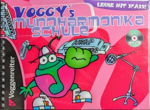 gebrauchtes Buch – Martina Holtz – Voggys Mundharmonika - Schule • Lerne mit Spass (Mit CD)