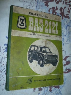 Reparaturanleitung für den Lada Niva / WAS- 2121 ( von 1976 )