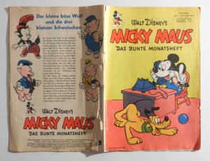 Micky Maus [Mickey Mouse]. Das bunte Monatsheft. Nr. 2, Oktober 1951.