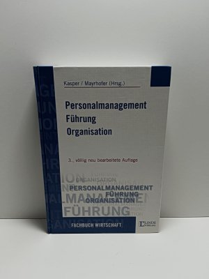 gebrauchtes Buch – Kasper, Helmut; Mayrhofer – Personalmanagement, Führung, Organisation