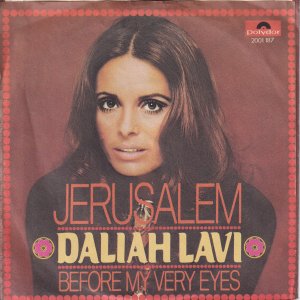 gebrauchter Tonträger – Daliah Lavi – A: Jerusalem / B: Before My Very Eyes