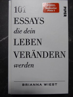 gebrauchtes Buch – Brianna Wiest – 101 Essays, die dein Leben verändern werden