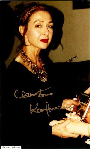 Original Autogramm Christine Kaufmann /// Autograph signiert signed signee