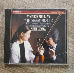 gebrauchter Tonträger – Viktoria Mullova, Seiji Ozawa – Tchaikovski Sibelius - Violinkonzerte