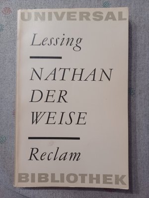 gebrauchtes Buch – Lessing, Gotthold Ephraim – Nathan der Weise