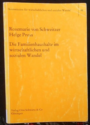 Die Familienhaushalte im wirtschaftlichen und sozialen Wandel