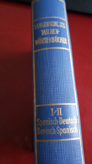 gebrauchtes Buch – Schoen, Th – Langenscheidts Taschenwörterbuch der spanischen und deutschen Sprache: erster und zweiter Teil, Spanisch-Deutsch Deutsch-Spanisch