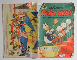 Micky Maus [Mickey Mouse]. Das bunte Monatsheft. Nr. 3, März 1952.