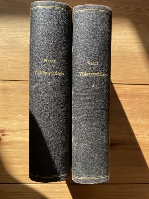 Völkerpsychologie. Eine Untersuchung der Entwicklungsgesetze von Sprache, Mythus und Sitte. Bd. 1: Sprache. Erster und Zweiter Teil (2 Bde komplett)