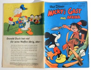 Micky' Gast aus Afrika. 6. Sonderheft der Micky Maus [Mickey Mouse].