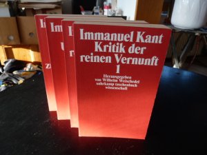 gebrauchtes Buch – Immanuel Kant – Kritik der reinen Vernunft 1 & 2 / Kritik der praktischen Vernunft / Kritik der Urteilskraft / 4 Bände