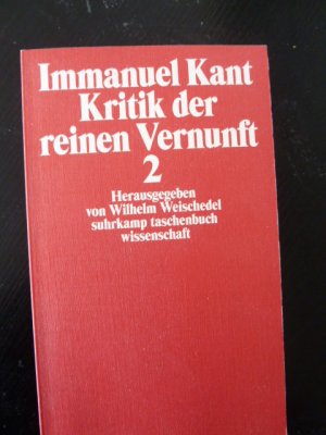 gebrauchtes Buch – Immanuel Kant – Kritik der reinen Vernunft 1 & 2 / Kritik der praktischen Vernunft / Kritik der Urteilskraft / 4 Bände