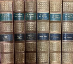 antiquarisches Buch – Gustav Freytag – Die Ahnen. 6 Bände. Erste bis sechste  Abteilung. Ingo und Ingraban, Das Nest der Zaunkönige, Die Brüder vom deutschen Hause, Marcus König, Die Geschwister, Aus einer kleinen Stadt.