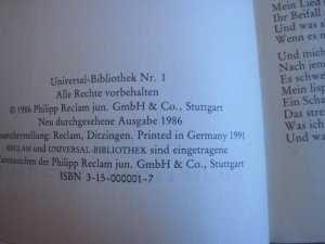 gebrauchtes Buch – Johann Wolfgang Goethe – Faust. Der Tragödie erster Teil