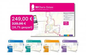 NV Charts Kartenkoffer Ostsee Plano Serie 1, 2, 3, 4