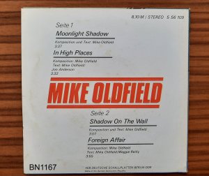 gebrauchter Tonträger – Mike Oldfield – Mike Oldfield, Moonlight Shadow, High Places, Shadow On The Wall, Foreign Affair