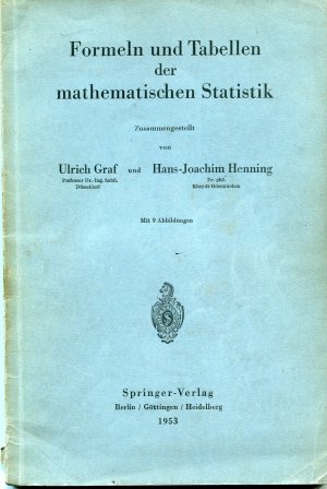 Formeln und Tabellen der mathematischen Statistik