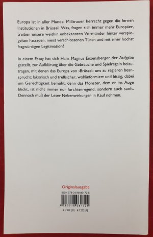 gebrauchtes Buch – Hans Magnus Enzensberger – Sanftes Monster Brüssel oder Die Entmündigung Europas