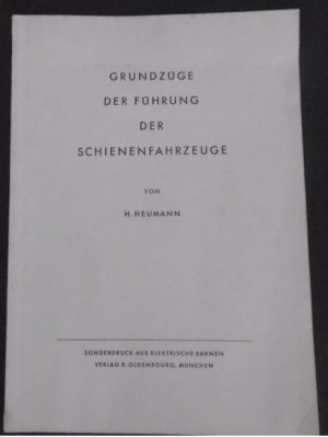 Grundzüge der Führung der Schienenfahrzeuge