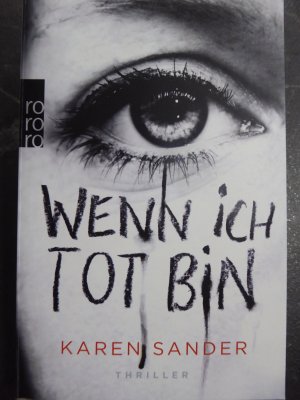 gebrauchtes Buch – Karen Sander – Wenn ich tot bin