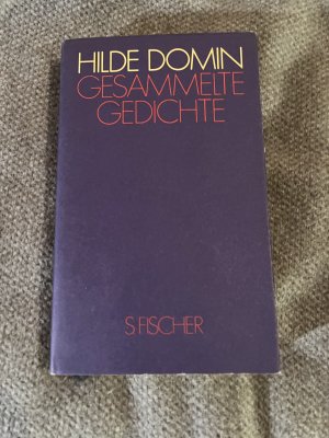 gebrauchtes Buch – Hilde Domin – Gesammelte Gedichte. 1.Auflage.