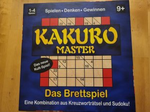 Kakuro Master. Das Brettspiel. Eine Kombination aus Kreuzworträtsel und Sudoku!