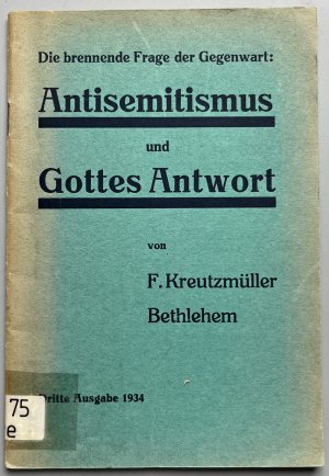 Antisemitismus und Gottes Antwort