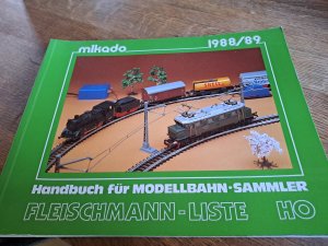 Fleischmann - Liste H0 - Handbuch für Modellbahn-Sammler - Taschenbuch 1988/89