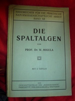 antiquarisches Buch – W Migula – DIE SPALTALGEN 1915