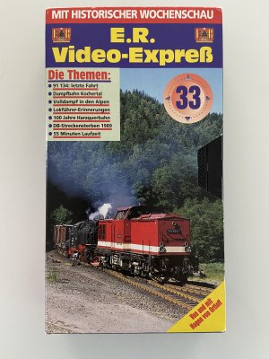 ER-Video-Express Ausgabe Nr. 33 [VHS, im Pappschuber]. Von und mit Hagen von Ortloff