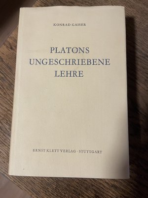 Platons Ungeschriebene Lehre