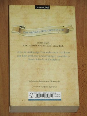 gebrauchtes Buch – George R.R – Das Lied von Eis und Feuer 01 – Die Herren von Winterfell - Der Einstieg in die größte Fantasy-Saga unserer Zeit in vollständig überarbeiteter Neuausgabe!