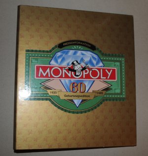 Monopoly Presseinformation 60 Jahre - 1935-1995 Geburtstagsedition