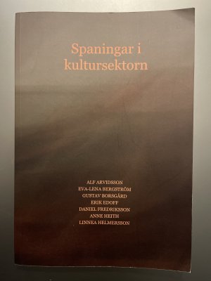 Spaningar i kultursektorn