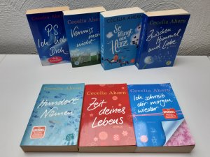 gebrauchtes Buch – Cecelia Ahern – 07 X Cecelia Ahern - Hundert Namen + Zeit deines Lebens + P.S. Ich liebe Dich  + So klingt dein Herz + Ich schreib dir morgen wieder + Zwischen Himmel und Liebe + Vermiss mein nicht