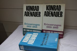 3 Bände: Erinnerungen 1953-1955 / Erinnerungen 1955-1959 / Reden von 1917-1967