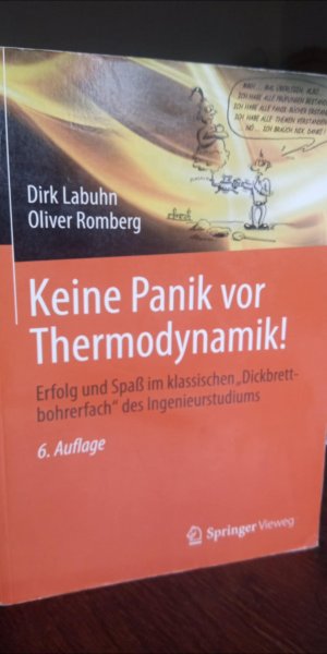 gebrauchtes Buch – Dirk Labuhn – Keine Panik vor Thermodynamik! – Erfolg und Spaß im klassischen "Dickbrettbohrerfach" des Ingenieurstudiums