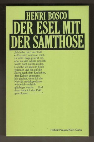 Der Esel mit der Samthose - im Schuber