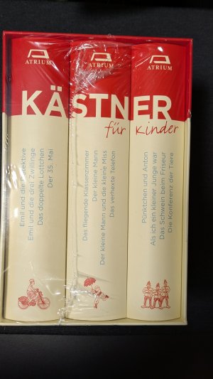 Kästner für Kinder: Alle Kästner-Kinderromane in drei Bänden (gebunden und im Schuber)