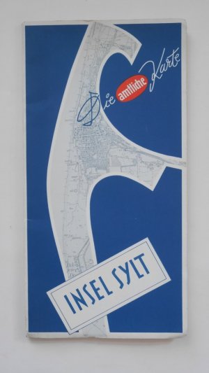 Insel SYLT – Die amtliche Karte , Maßstab 1:30000 1:30.000, Ausgabe 1955 (Westerland, Landkarte Stadtplan Topographische Karte)