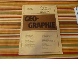 Geographie: Geographie Arbeitsmaterialien Klasse 9