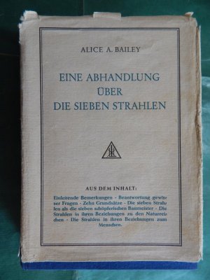 Eine Abhandlung über die sieben Strahlen - Esoterische Psychologie 1. Band (gebundene Ausgabe)