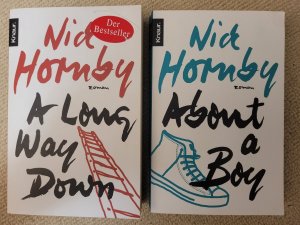 2 Bücher im Konvolut (About a boy + A ong way down)