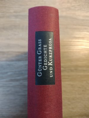 gebrauchtes Buch – Günter Grass – Werkausgabe: Band 1., Gedichte und Kurzprosa