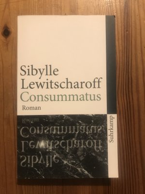 gebrauchtes Buch – Sibylle Lewitscharoff – Consummatus – Roman