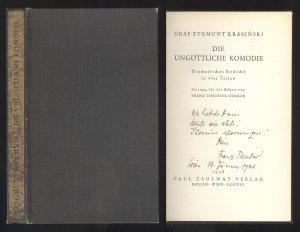 Die ungöttliche Komödie. Dramatisches Gedicht in vier Teilen. Fassung für die Bühne von Franz Theodor Csokor. (Mit einem Nachwort "Der Dichter und sein […]