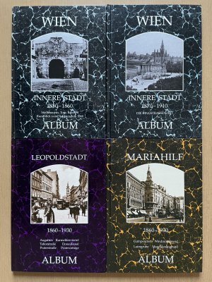 Wiener Bezirke. (20 Stück): 1. Wien Innere Stadt 1850-1860. 2. Wien Innere Stadt 1870-1910. 3. Leopoldstadt 1860-1930. 4. Mariahilf 1860-1930. 5. Josefstadt […]