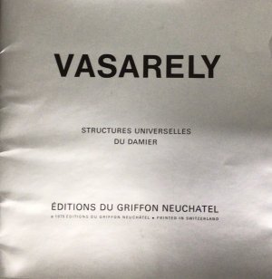 gebrauchtes Buch – Vasarely – Structures Universelles du damier