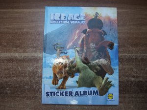 gebrauchtes Buch – Ice Age Kollision voraus - Lidl Stickeralbum